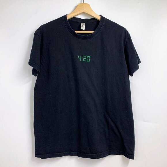 GRI GRI Men's Medication Mediation 420 Crew Neck Short Sleeve Shirt Size M - Picture 1 of 13